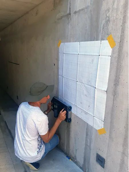 混凝土墻體掃描檢測